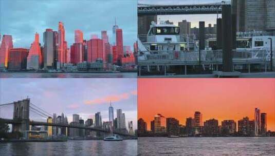 纽约城市空镜高清在线视频素材下载