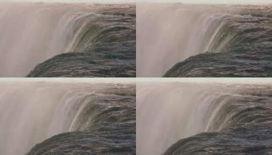 4K-超级壮观的瀑布近景高清在线视频素材下载