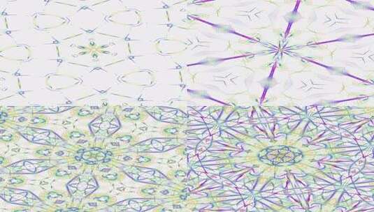 万花筒的变化模式高清在线视频素材下载