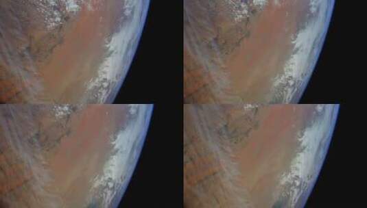 从太空的角度看地球高清在线视频素材下载