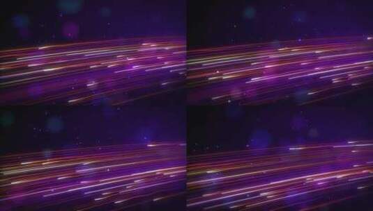 紫色的光线穿梭流动大屏舞美背景素材高清在线视频素材下载