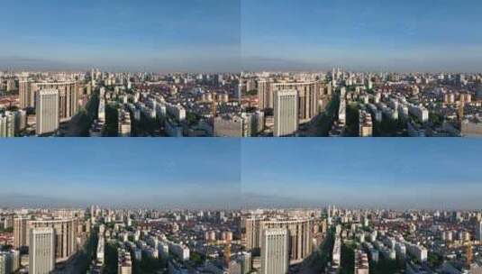 上海浦西徐汇区航拍空镜高清在线视频素材下载