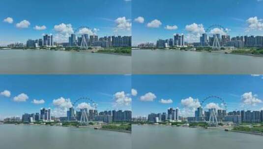 【正版素材】深圳前海大湾区航拍高清在线视频素材下载