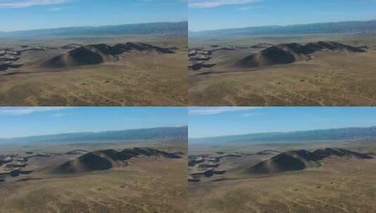 新疆哈密东天山鸣沙山沙漠高清在线视频素材下载