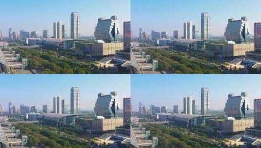 广州琶洲航拍4K高清在线视频素材下载
