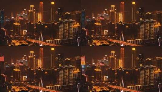 重庆城市风光夜景高清在线视频素材下载