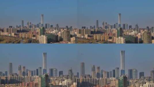 北京中国尊中信大厦推镜头高清在线视频素材下载