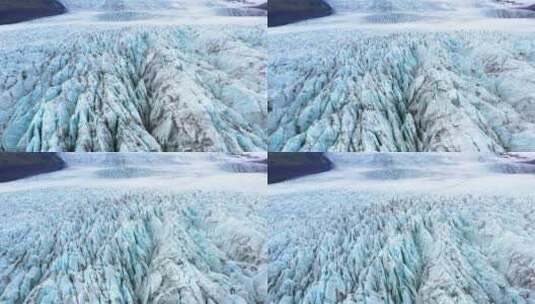 航拍冰川的风景高清在线视频素材下载