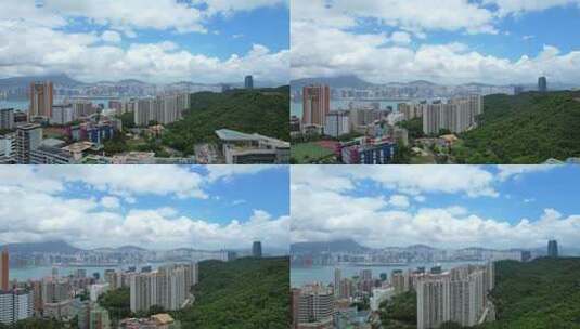 香港航拍高清在线视频素材下载