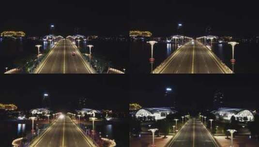海南儋州海花岛夜景风光高清在线视频素材下载