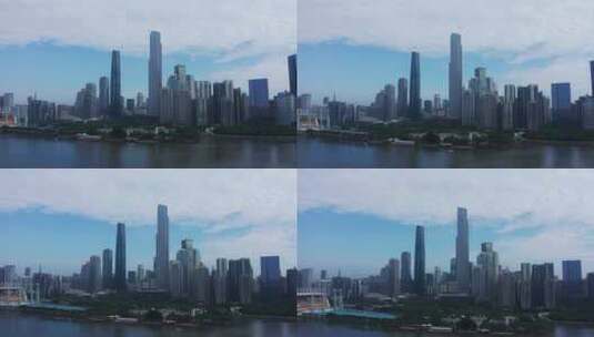 广州珠江新城蓝天高清在线视频素材下载