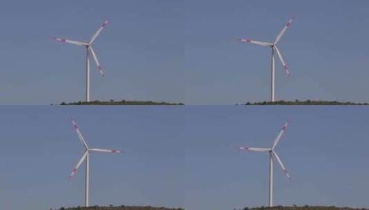 风力发电风车新能源高清在线视频素材下载
