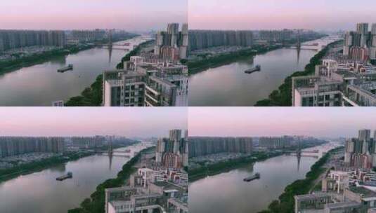 广州荔湾一江两岸·大坦沙岛珠江三桥(2)高清在线视频素材下载