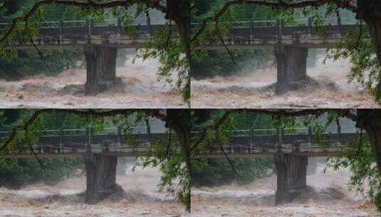 山洪 洪水高清在线视频素材下载
