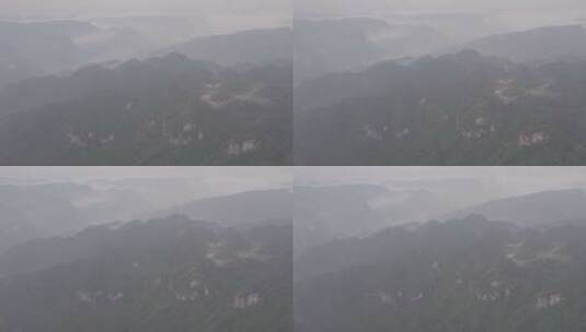 湖南湘西高山云海户外自然风光航拍高清在线视频素材下载