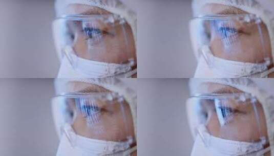 科研研究人员眼神医疗生物基因研发高清在线视频素材下载