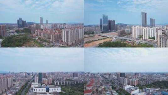 广州增城新塘航拍合集高清在线视频素材下载