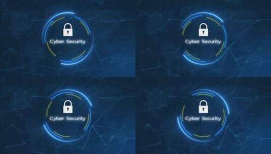 网络安全文本效果技术背景高清在线视频素材下载