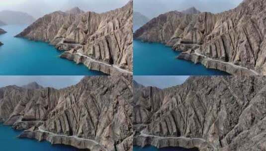 新疆帕米尔高原塔莎古道塔河之源叶尔羌河高清在线视频素材下载