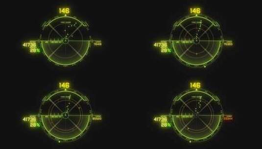 17 Air Hud UI元素高清在线视频素材下载