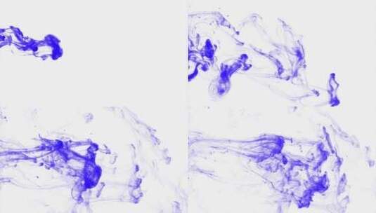 墨水滴入水中高清在线视频素材下载
