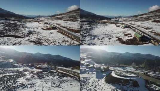 云南香格里拉德钦县白马雪山高清在线视频素材下载