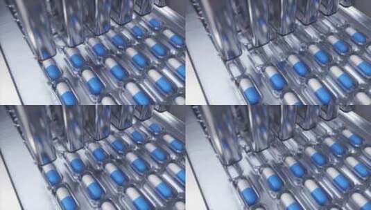 药品，药丸，生产，工厂高清在线视频素材下载
