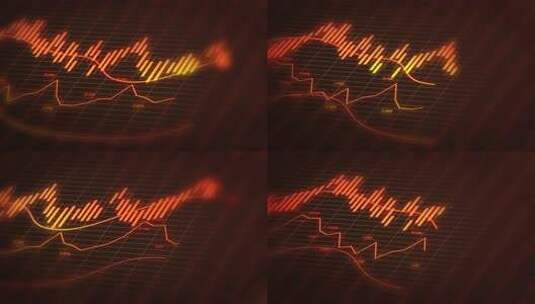 金融图表股市高清在线视频素材下载