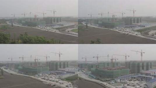 4K原素材-S-LOG3建筑工地施工高清在线视频素材下载