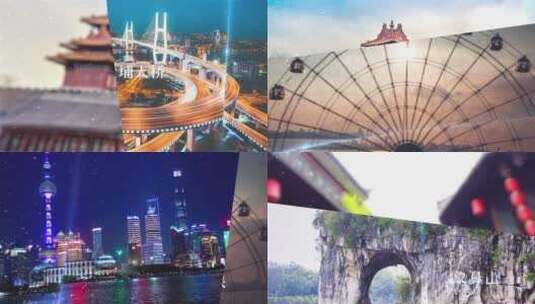 城市旅游相册宣传视频AE模板高清AE视频素材下载