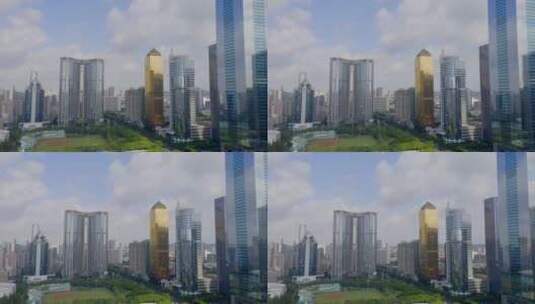 广州天河南高楼群高清在线视频素材下载