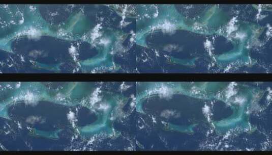 太空中的巴哈马高清在线视频素材下载