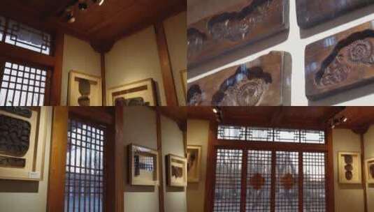 【镜头合集】中华民族园朝鲜族木质模具高清在线视频素材下载