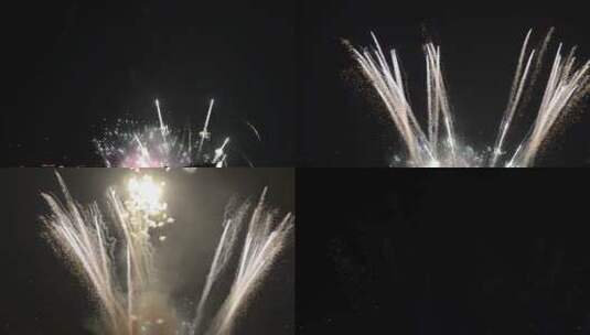 烟花粒子新年焰火 焰火表演高清在线视频素材下载