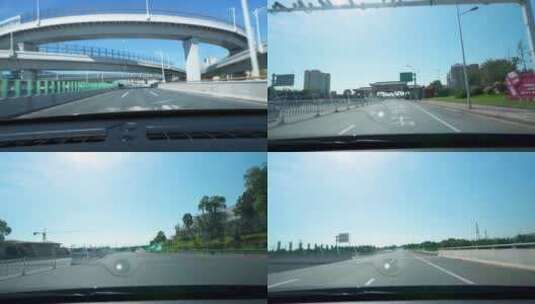 城市高速公路实拍高清在线视频素材下载