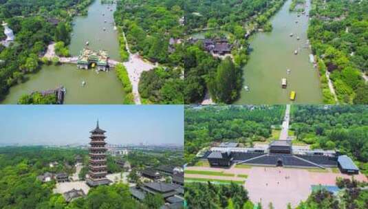 扬州地标 景区合集高清在线视频素材下载