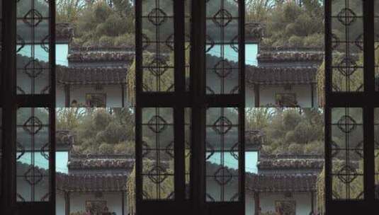 清明时节拍摄南京古园林瞻园高清在线视频素材下载
