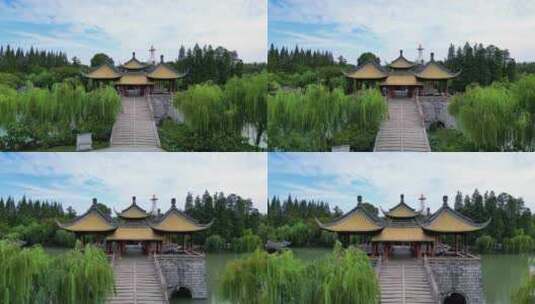 江苏省扬州市瘦西湖风景区高清在线视频素材下载