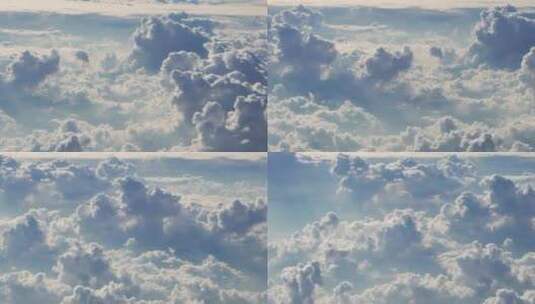 云海之上 壮观云层 航空高清在线视频素材下载