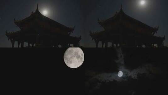 八月十五的月亮高清在线视频素材下载