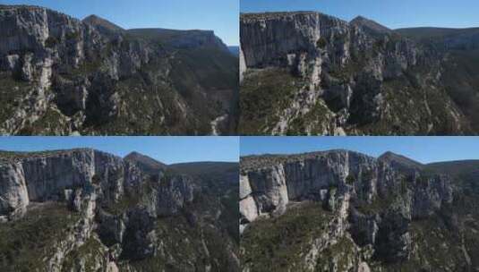 The Verdon Gorge，上普罗旺斯阿尔卑斯，法国高清在线视频素材下载