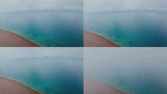 赛里木湖的云海高清在线视频素材下载
