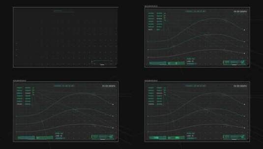 HUD智能大数据面板特效合成未来科技高清在线视频素材下载