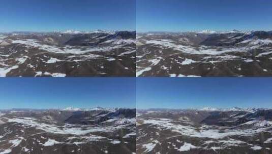 航拍雅拉雪山高清在线视频素材下载