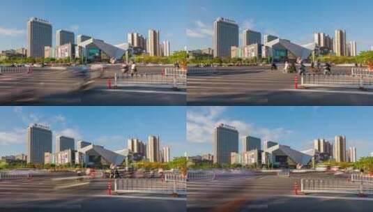 泉州中骏世界城建筑风光宣传片6k延时高清在线视频素材下载