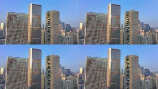 深圳 南山区 深圳CBD 百度大楼高清在线视频素材下载