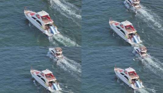 海南三亚国际游艇高清在线视频素材下载