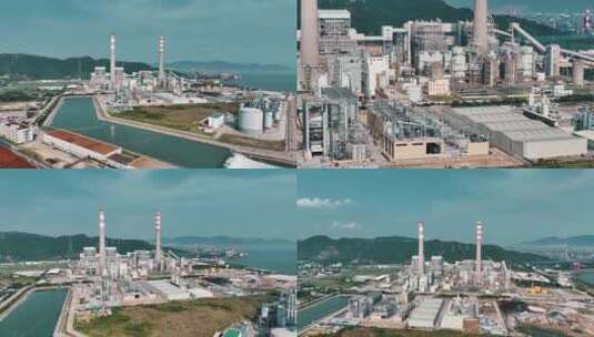 珠海发电厂高清在线视频素材下载