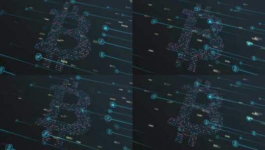 全球区块链技术4K高清在线视频素材下载