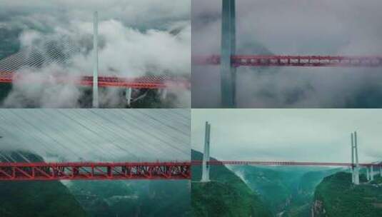 北盘江大桥8K航拍合集高清在线视频素材下载